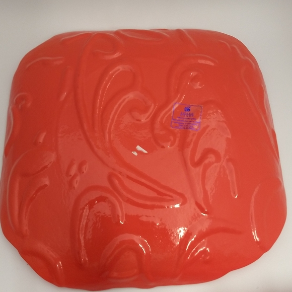 Three Hands Decorative Painted Glass Platter 11.5" - Picture 4 of 15